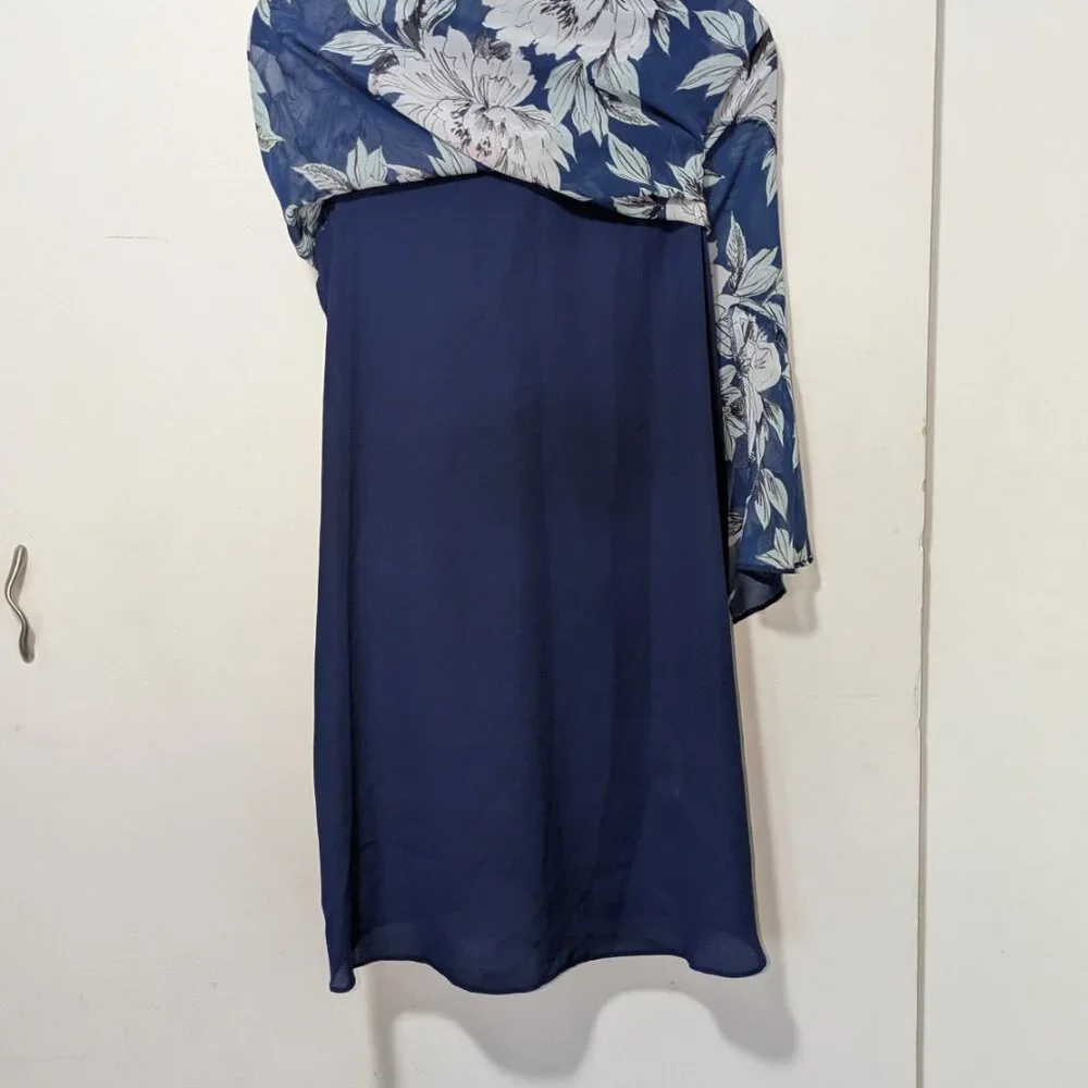 Adrianna Papell Shift Floral Dress - Picture 6 of 6